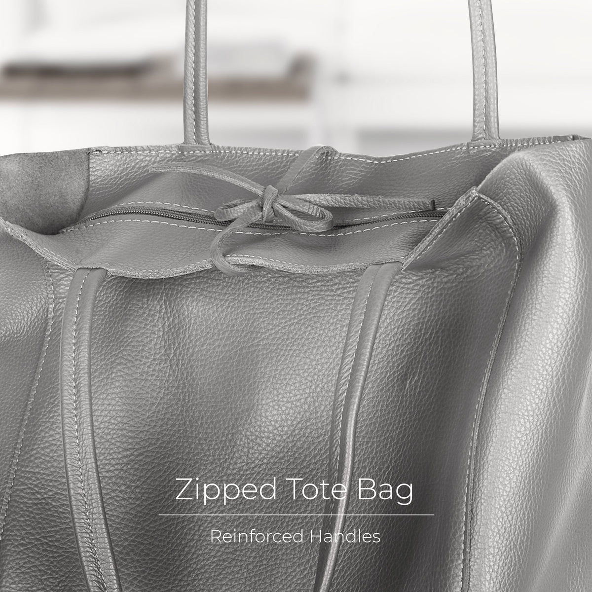 Firenze Italian Full-Grain Leather Tote