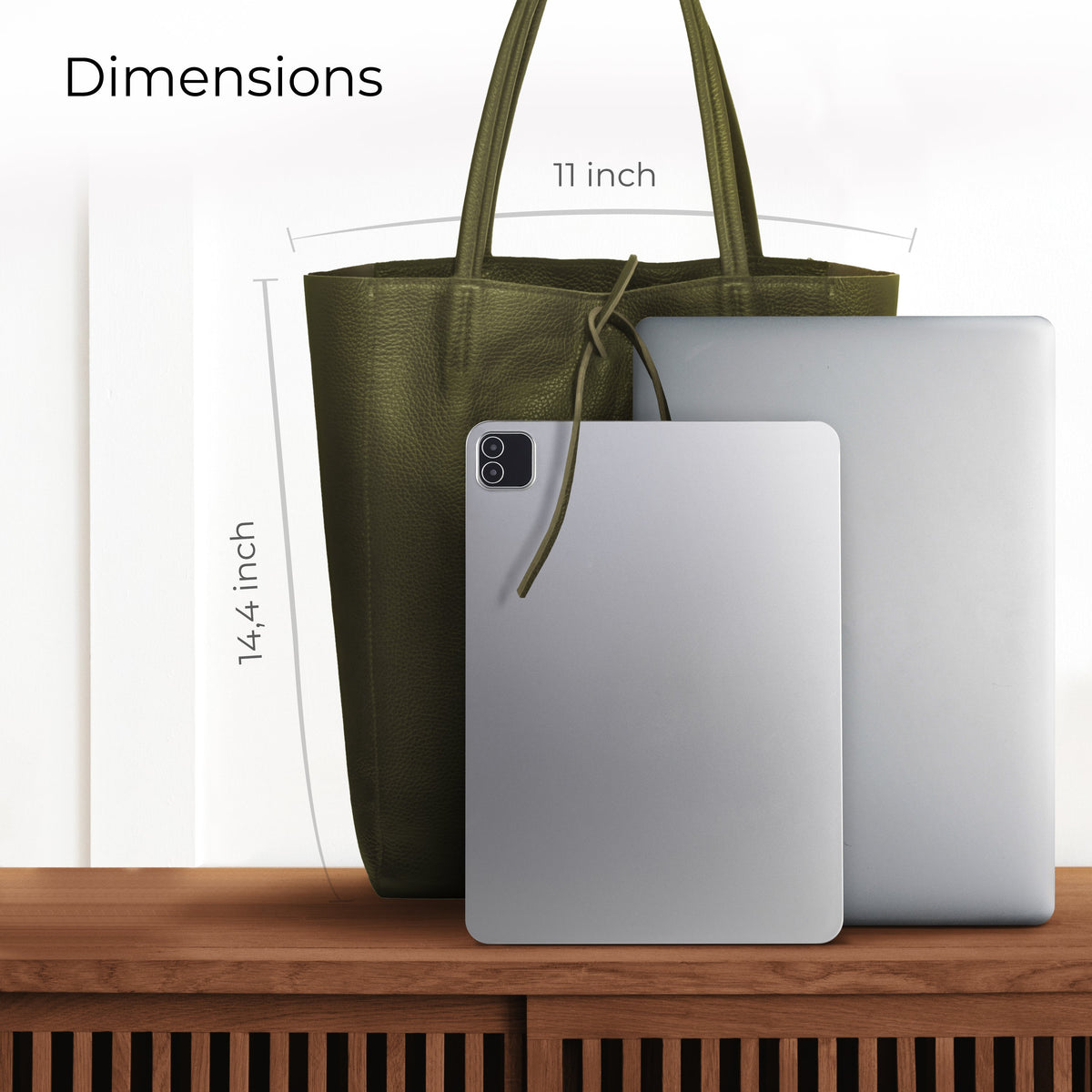 Firenze Italian Full-Grain Leather Tote
