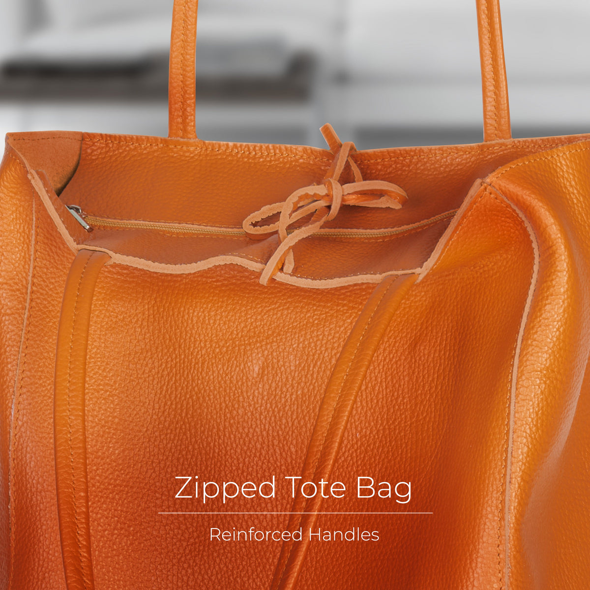 Firenze Italian Full-Grain Leather Tote