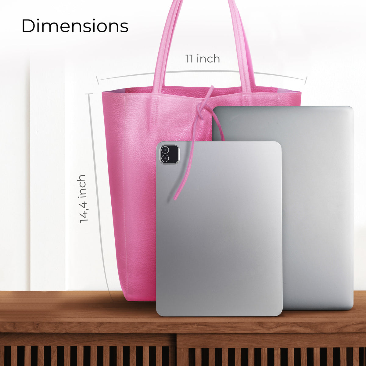 Firenze Italian Full-Grain Leather Tote