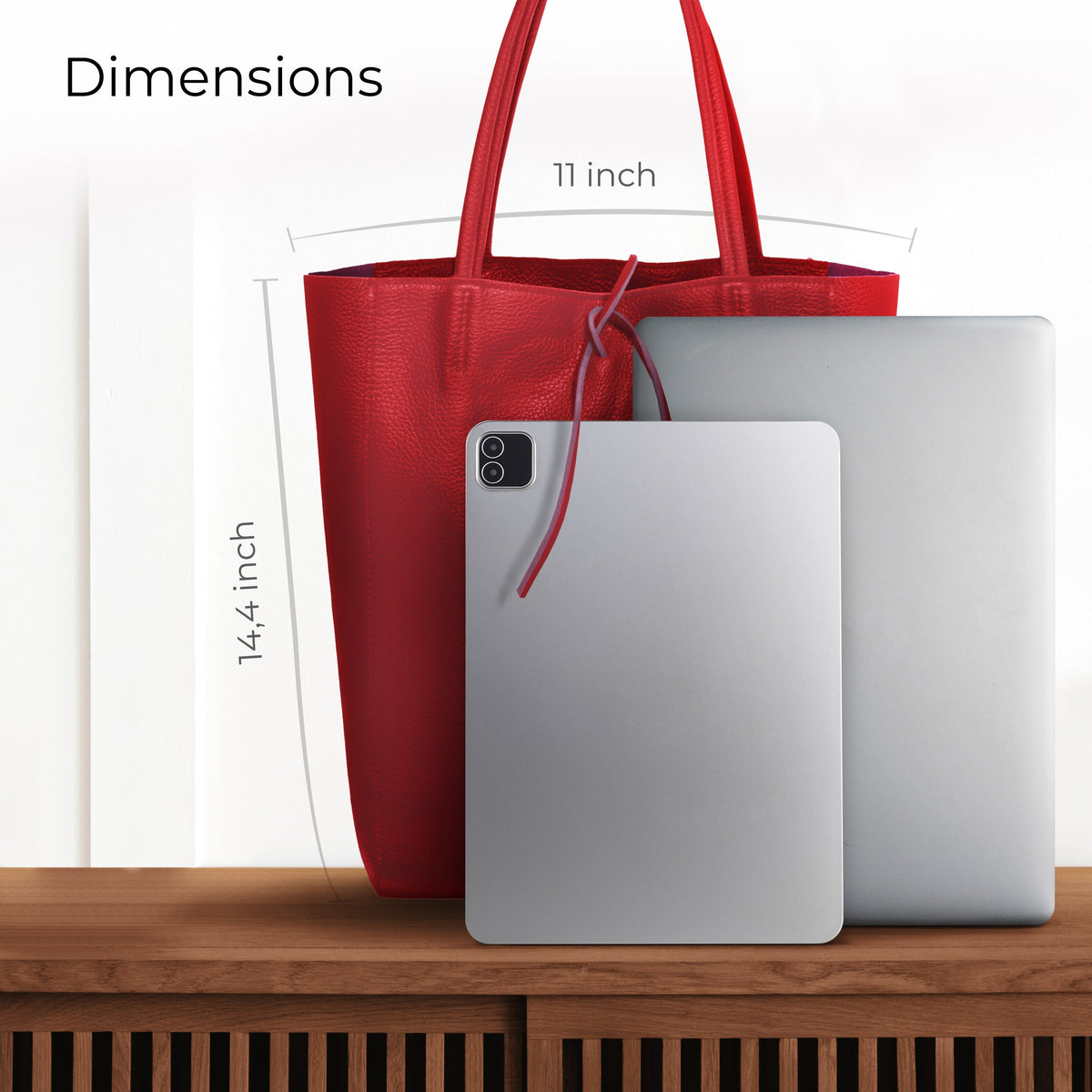 Firenze Italian Full-Grain Leather Tote