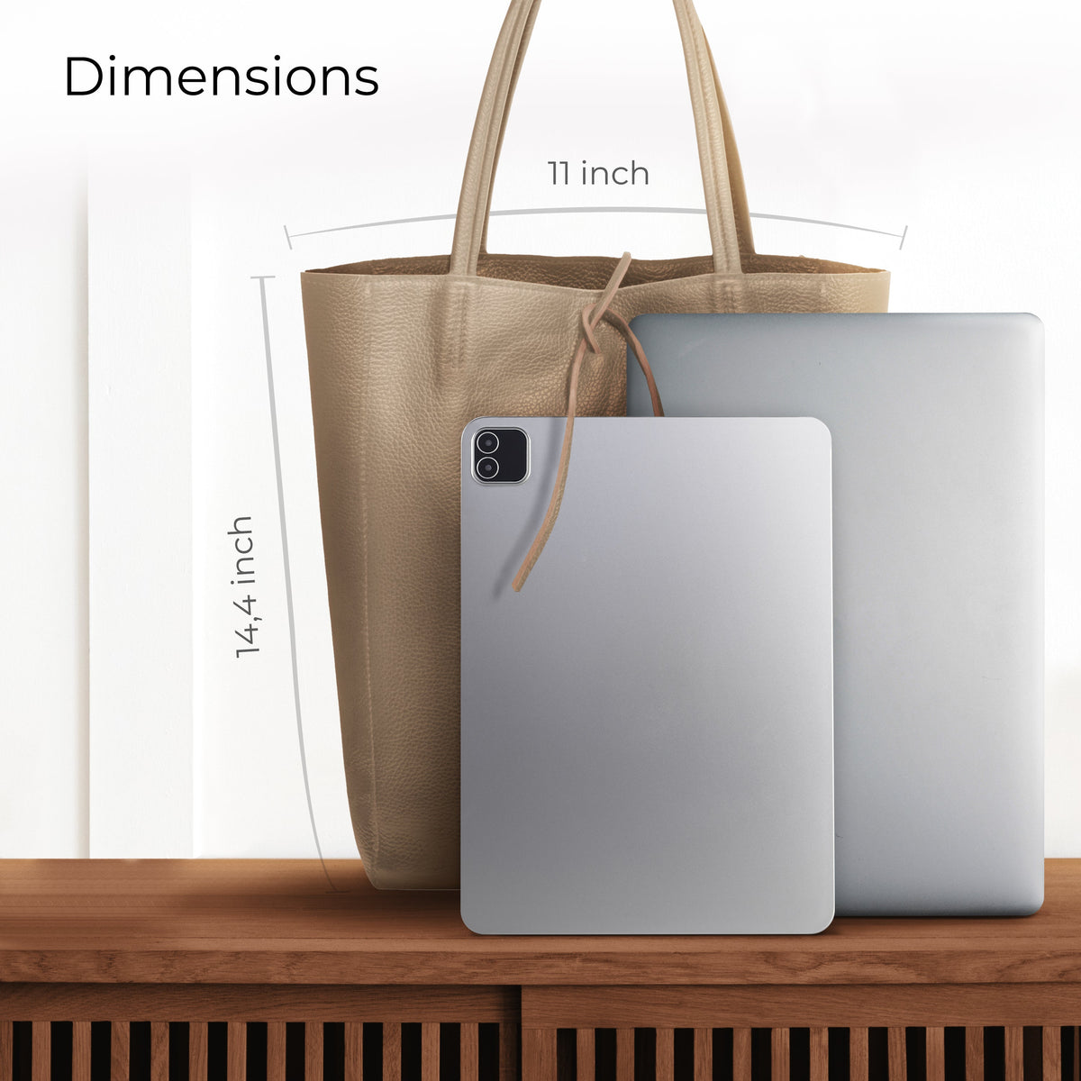 Firenze Italian Full-Grain Leather Tote