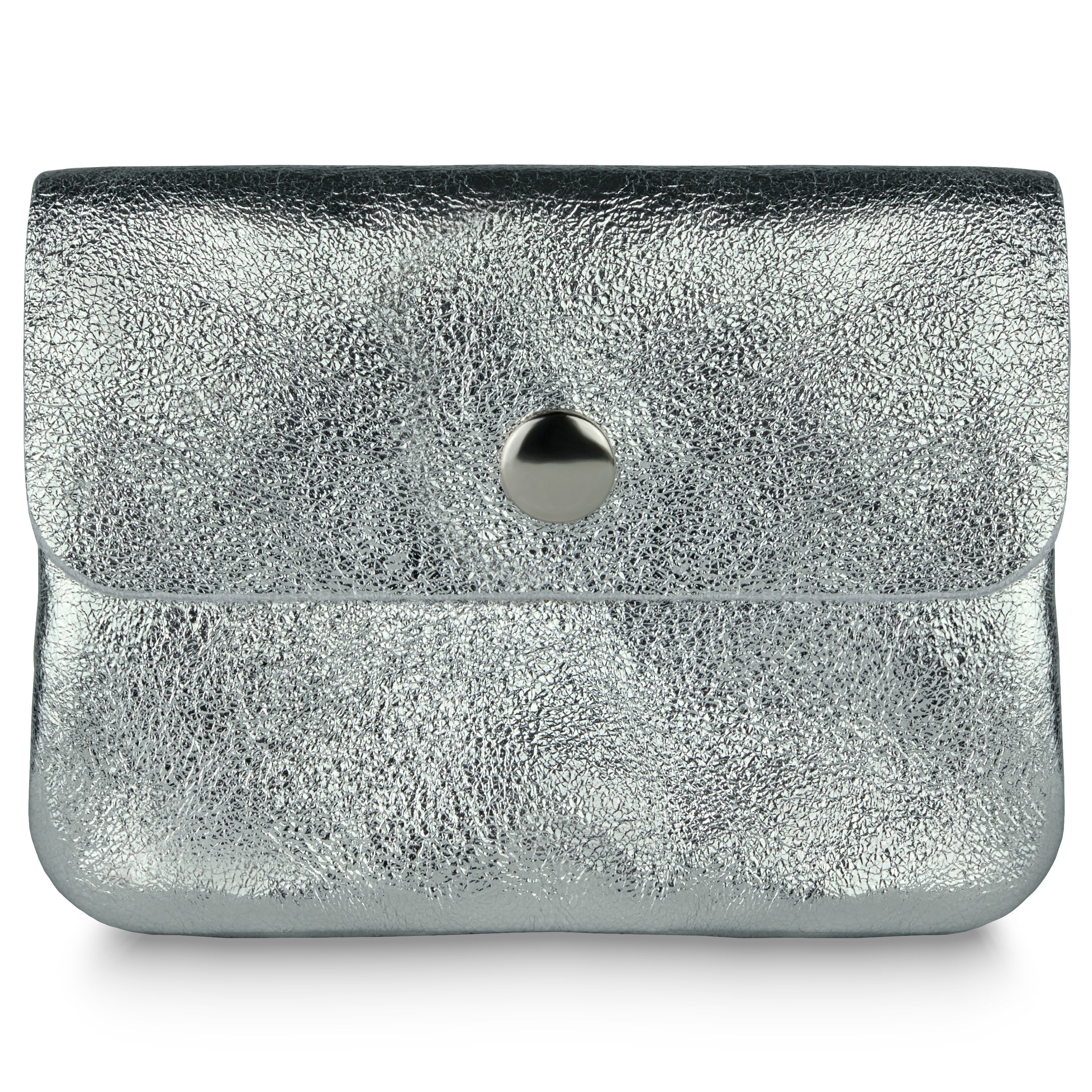 Assisi Italian Metallic Suede Wallet