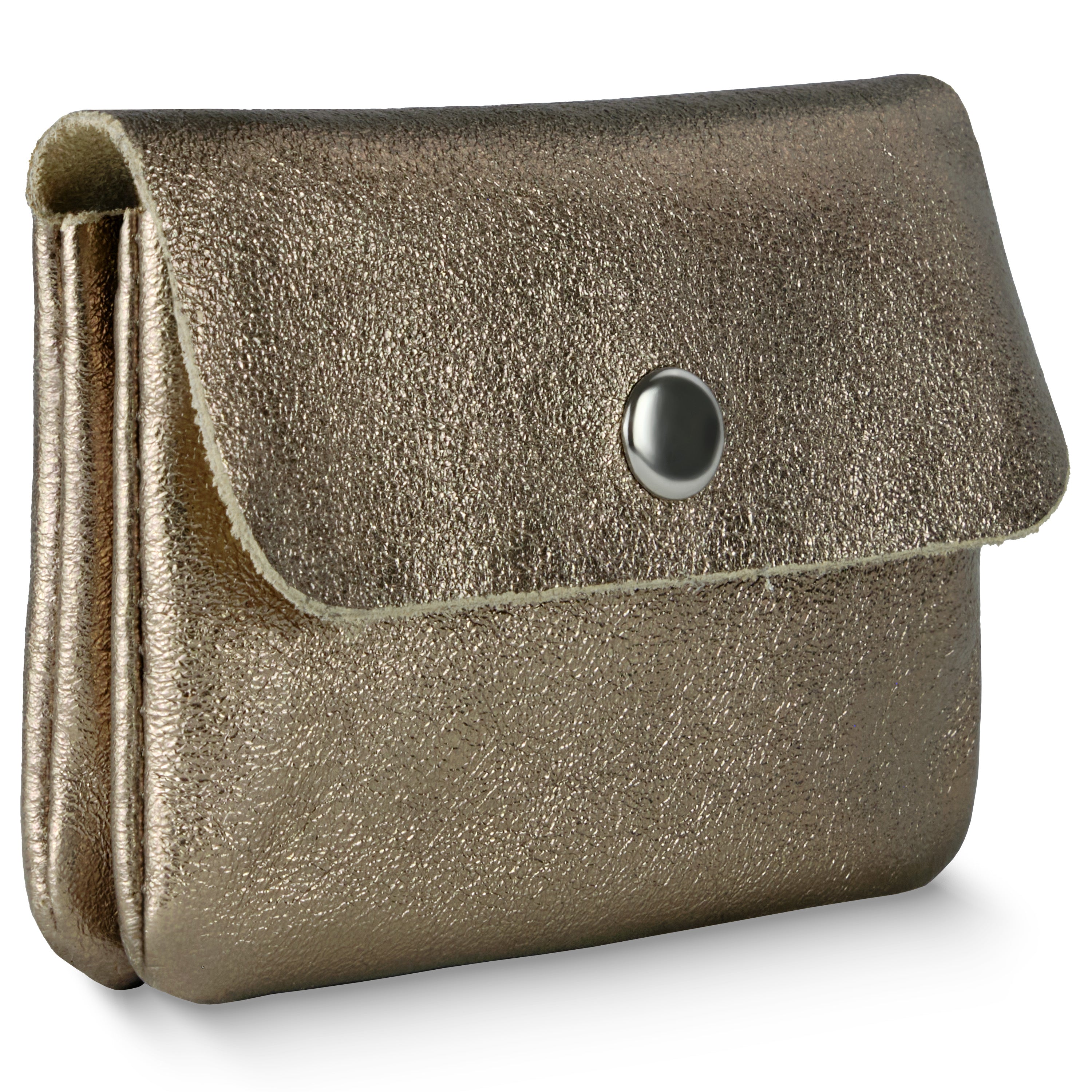 Assisi Italian Metallic Suede Wallet