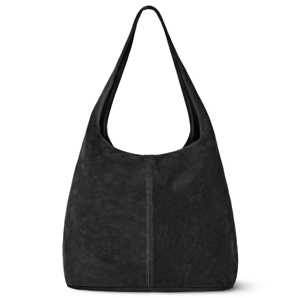 Palermo Italian Suede Hobo Shoulder Bag