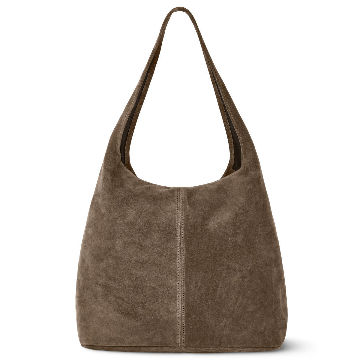 Palermo Italian Suede Hobo Shoulder Bag