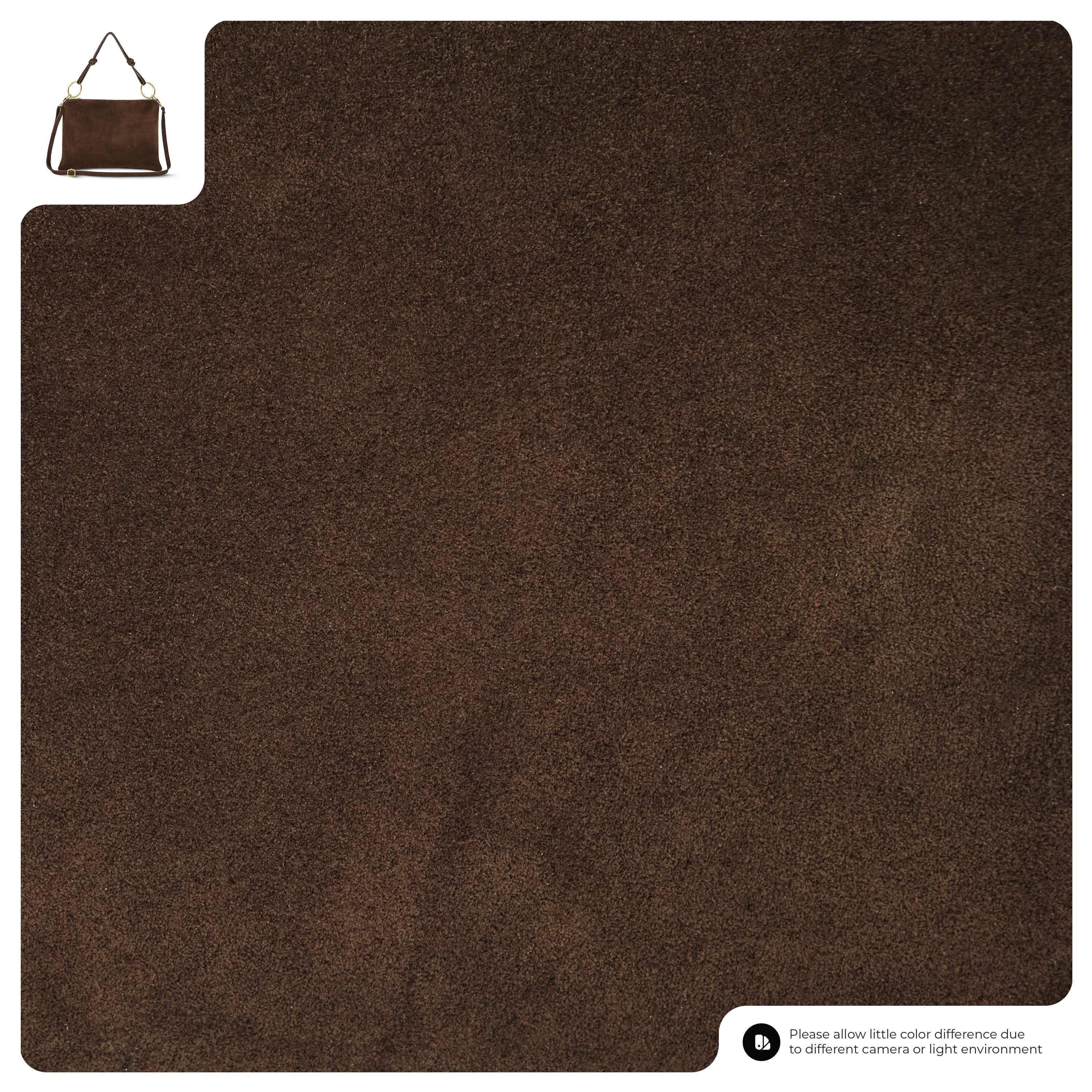 Modena Italian Suede Shoulder Bag
