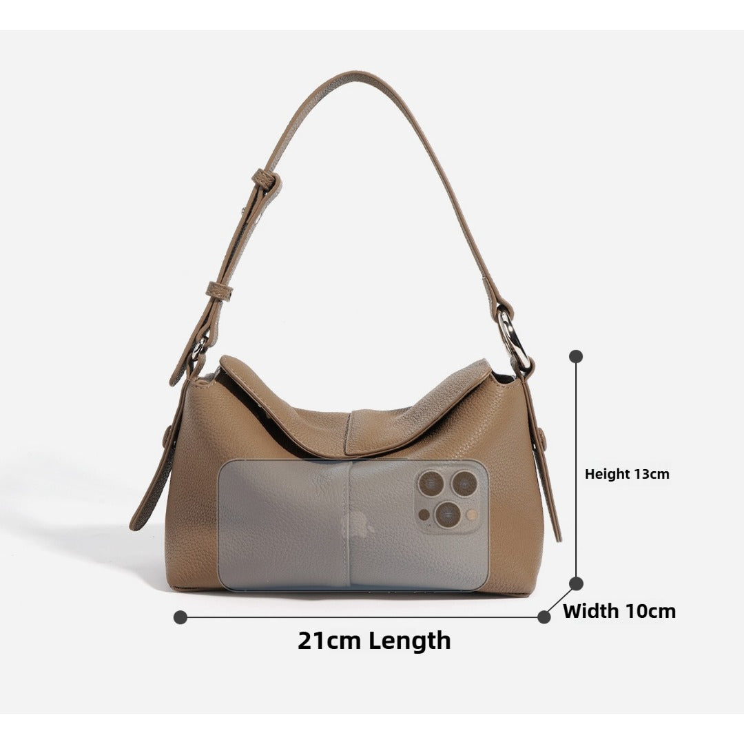 Leather Underarm Crossbody Shoulder Bag