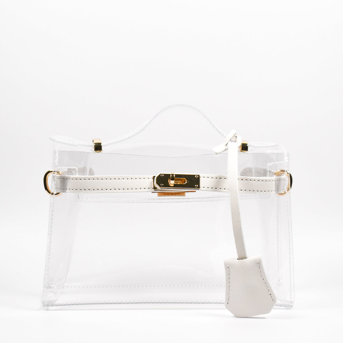 Mini Andrea Clear Stadium Top Handle Bag