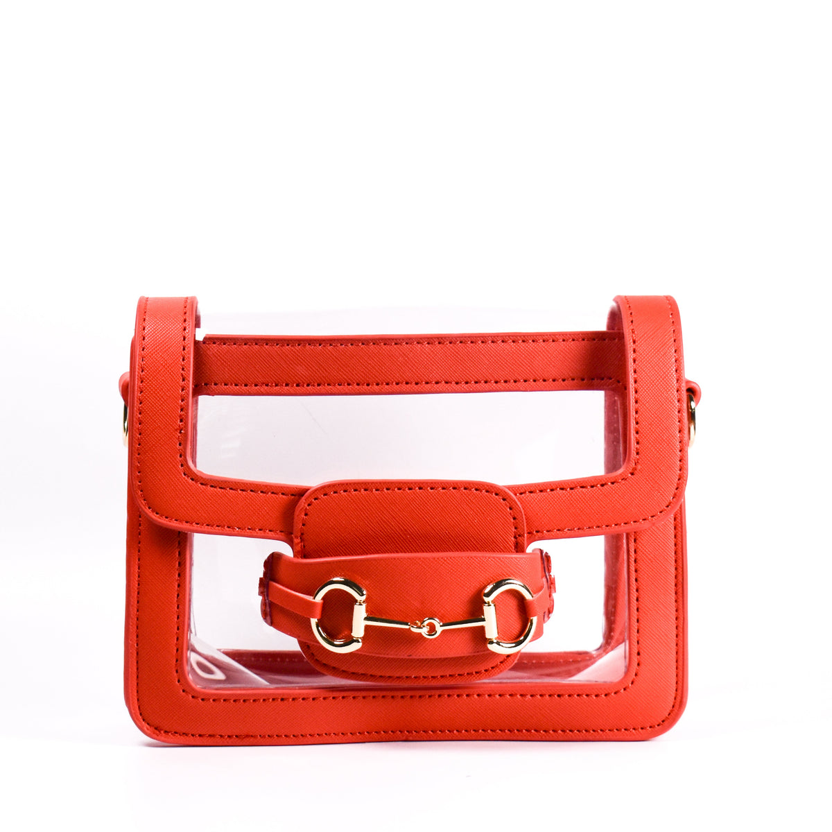 Ashley Clear Stadium Crossbody Handbag