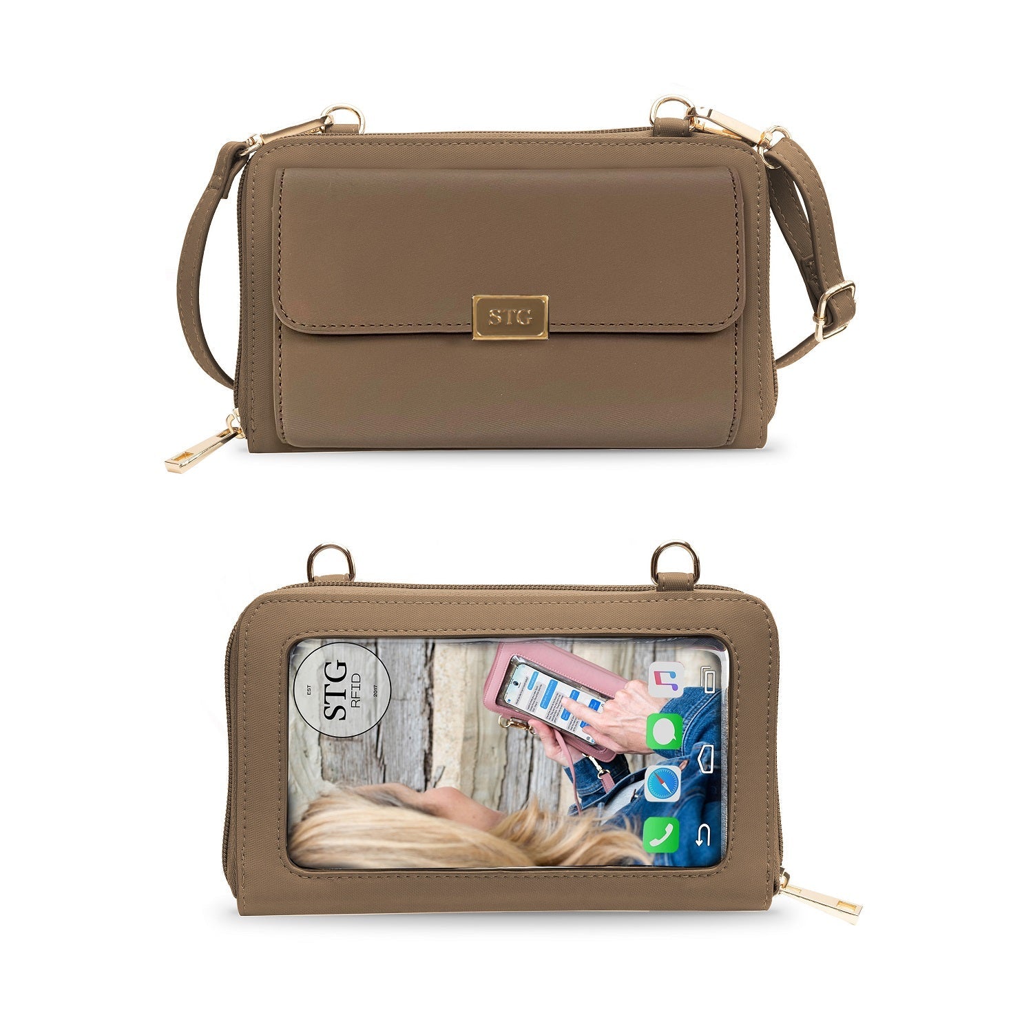 Captiva Touchscreen Crossbody Phone Purse
