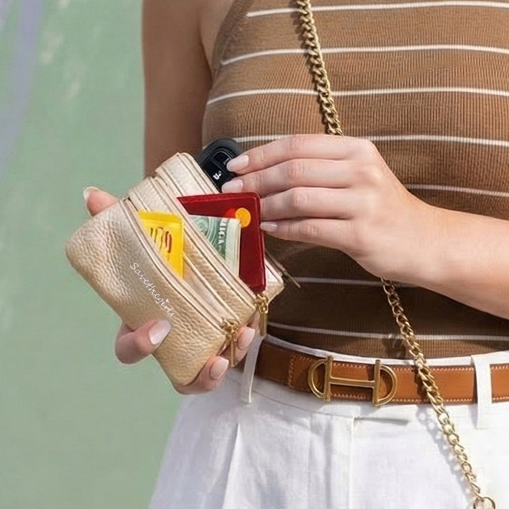 Clip & Go Phone Chain with Zippered Pouch