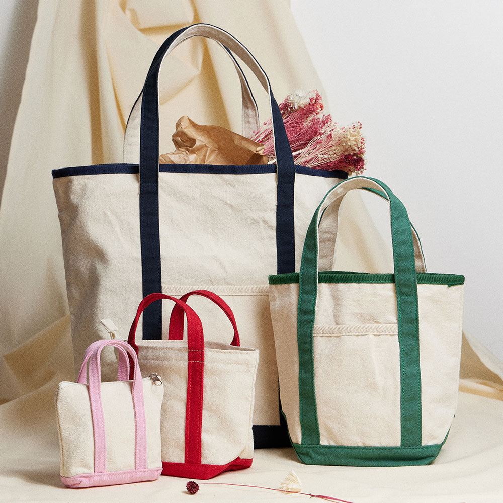 Mini Canvas Zip Pouch Bag Charm