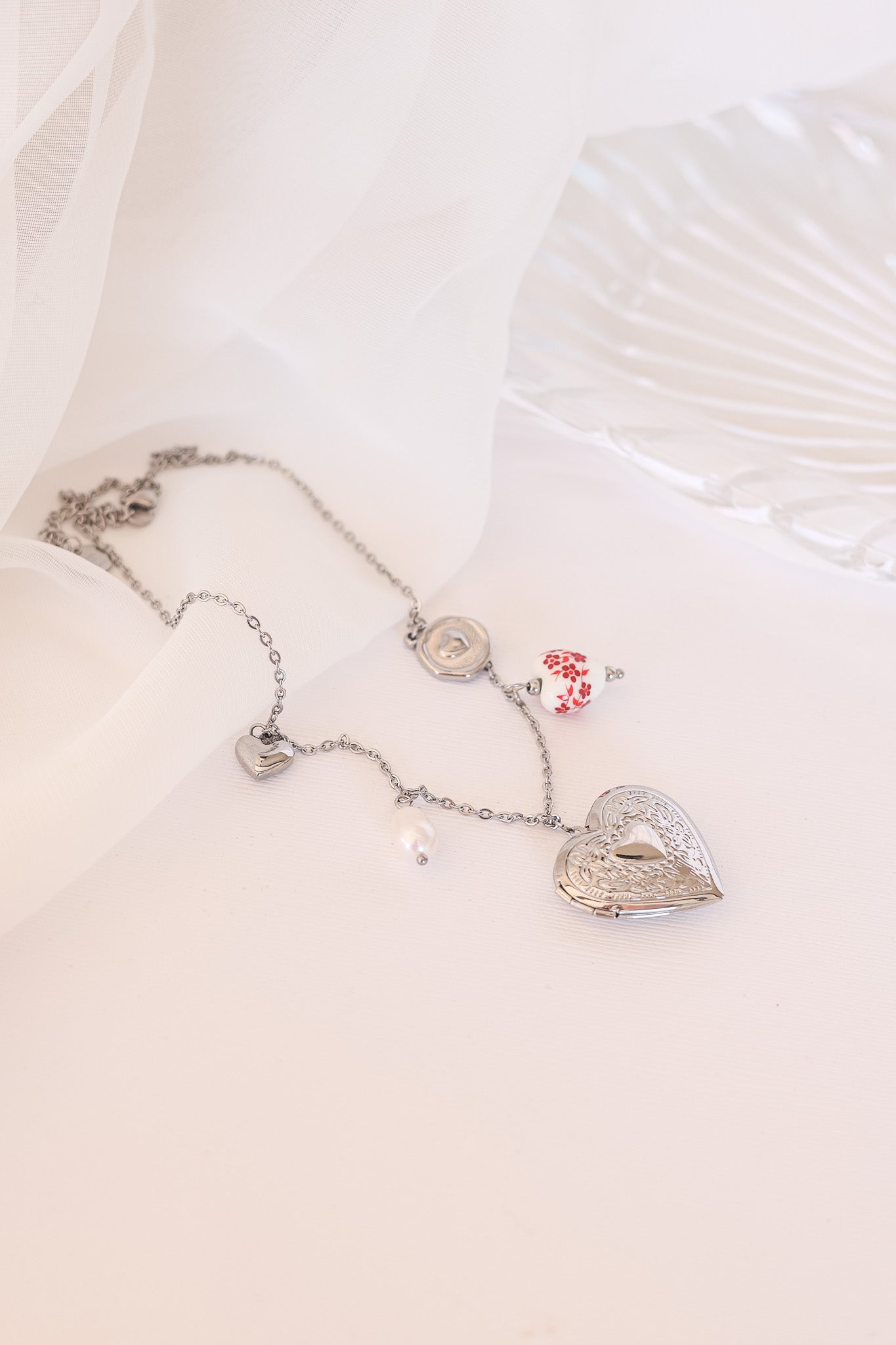 Blair Pearl Charm Necklace