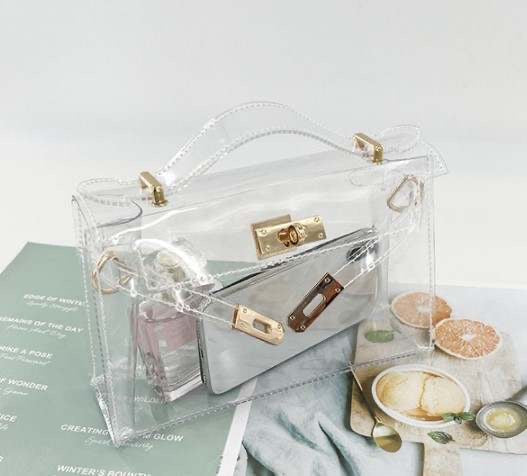 Mini Andrea Clear Stadium Top Handle Bag