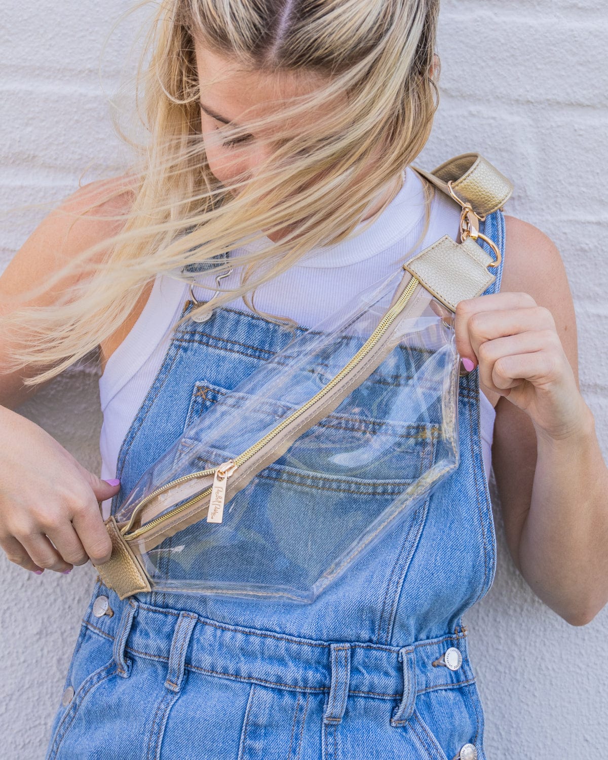 Clear Stadium Belt Bag with Adjustable Strap
