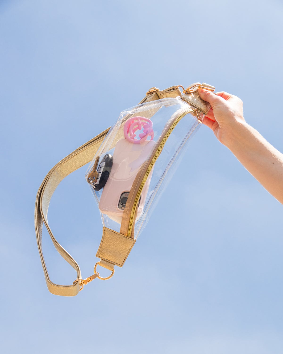 Clear Stadium Belt Bag with Adjustable Strap