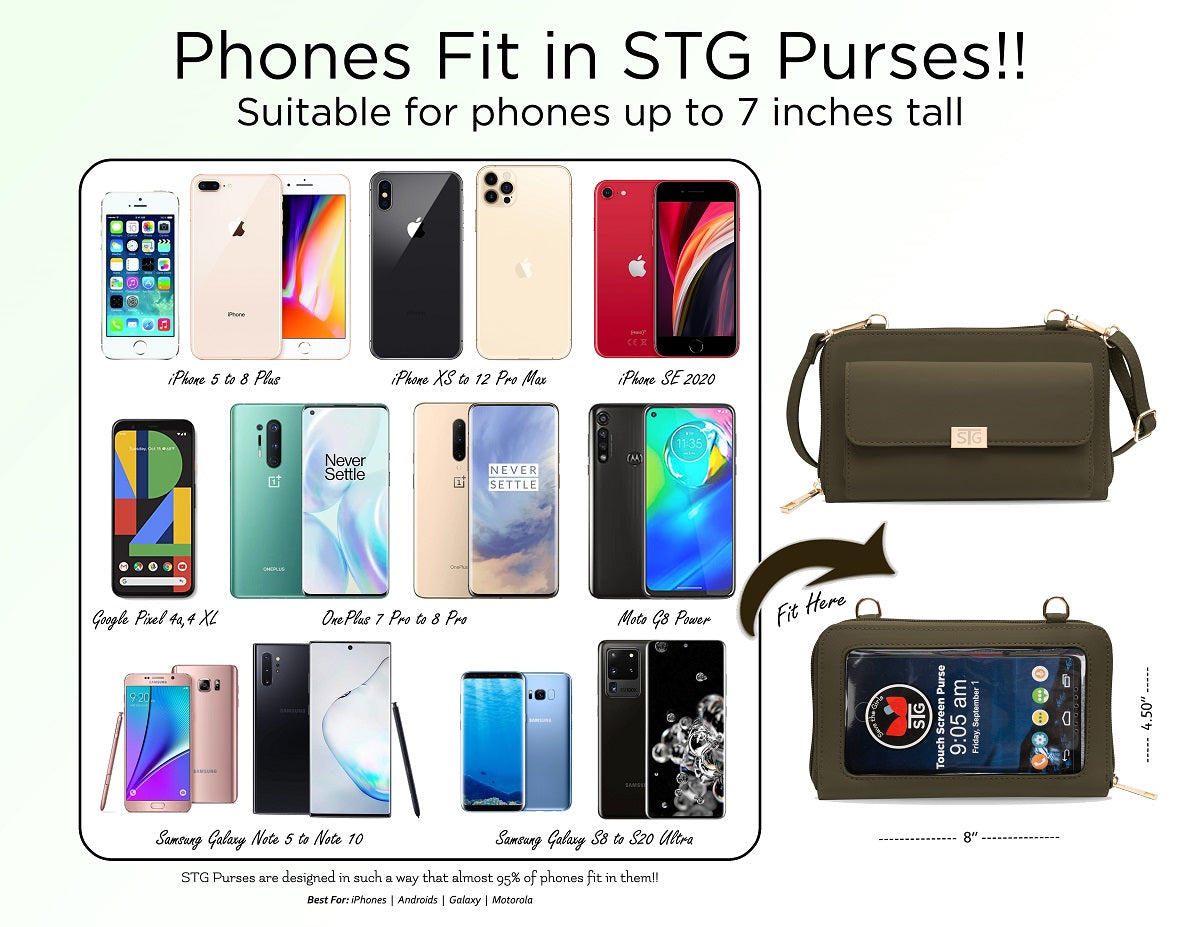 Captiva Touchscreen Crossbody Phone Purse