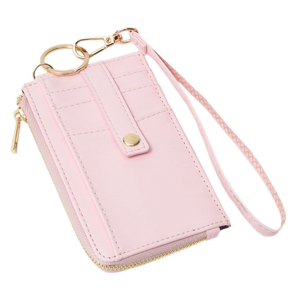 Basket-Weave Card Holder Wristlet