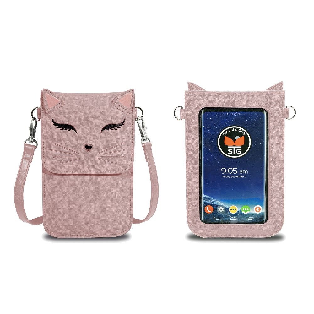 Fun Cat Touchscreen Crossbody Phone Purse
