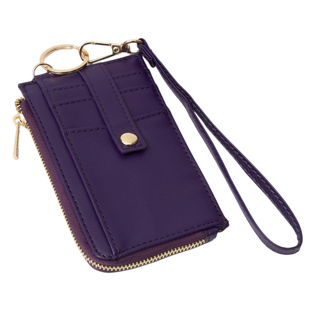 Basket-Weave Card Holder Wristlet