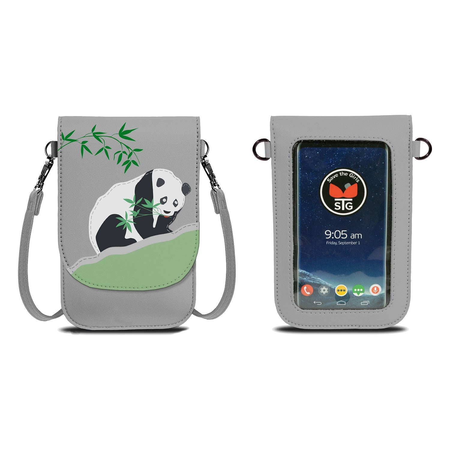 Safari Animal Touchscreen Crossbody Phone Purse