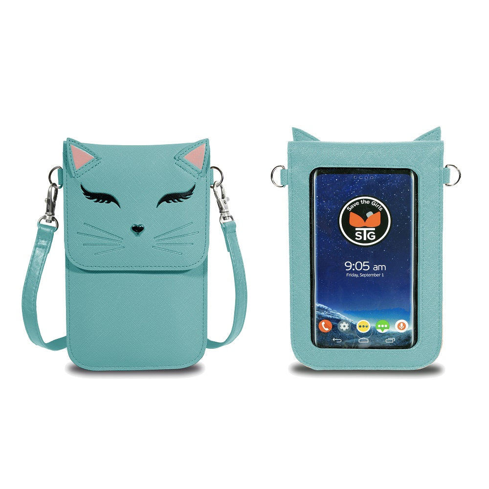 Fun Cat Touchscreen Crossbody Phone Purse