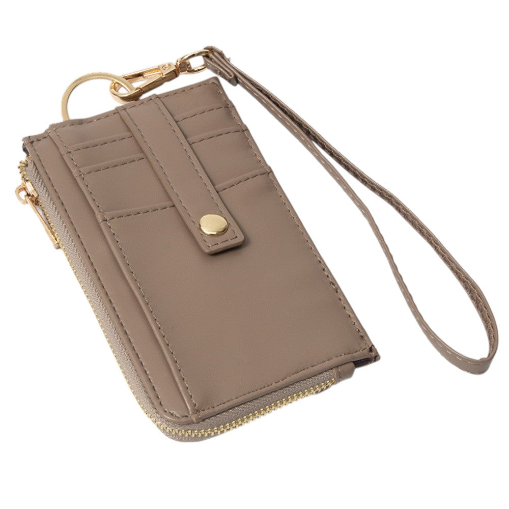 Basket-Weave Card Holder Wristlet