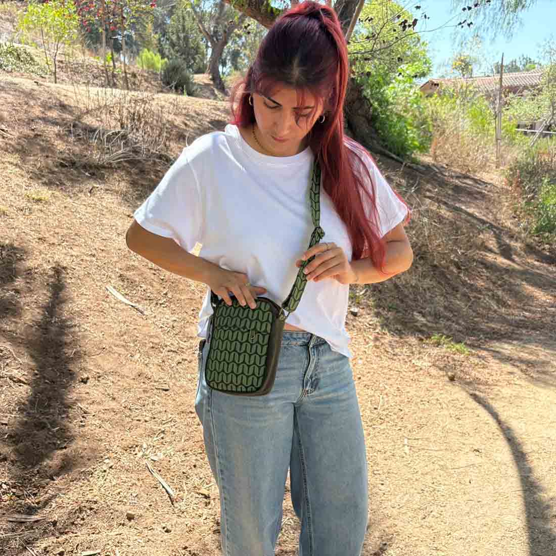 Malia Chunky Canvas Crossbody Bag