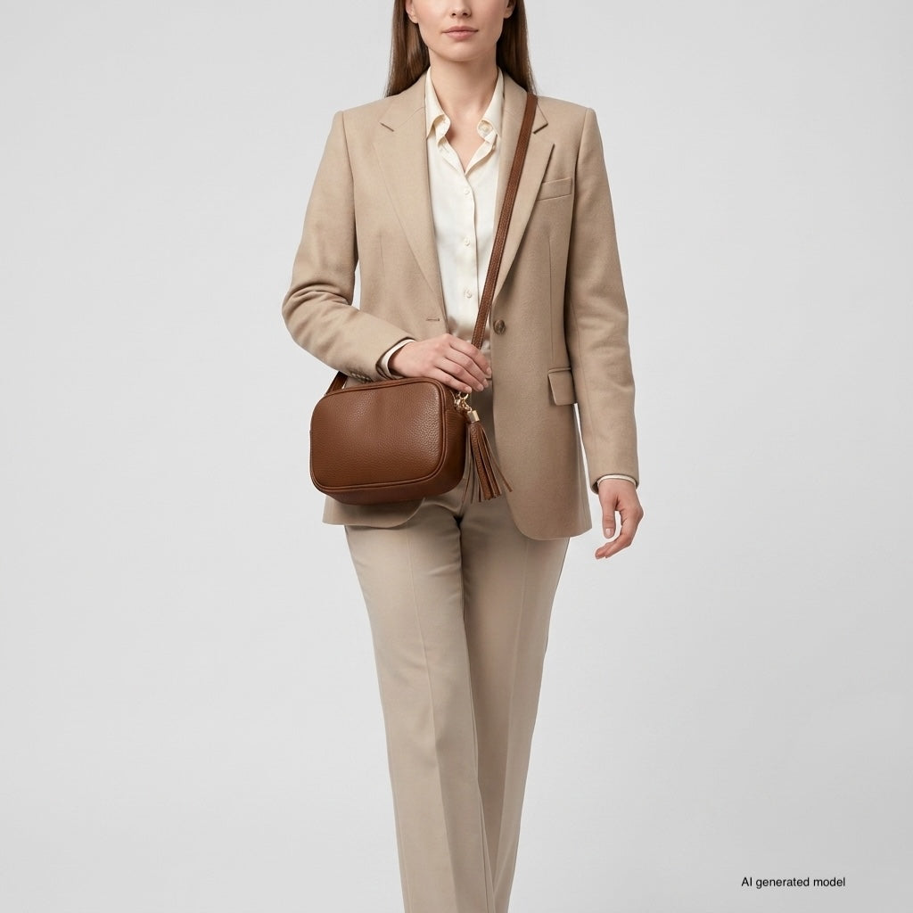 Parma Italian Leather Crossbody Bag