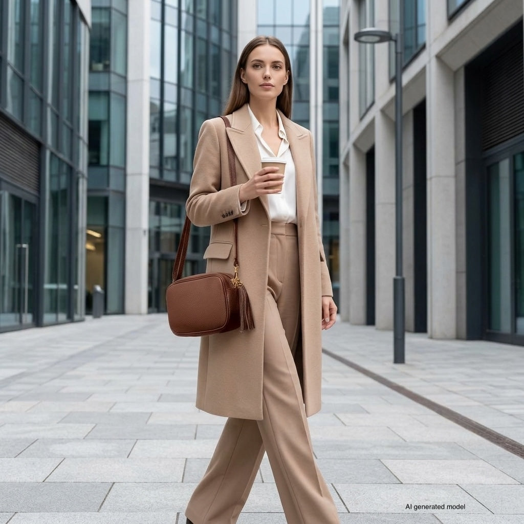 Parma Italian Leather Crossbody Bag
