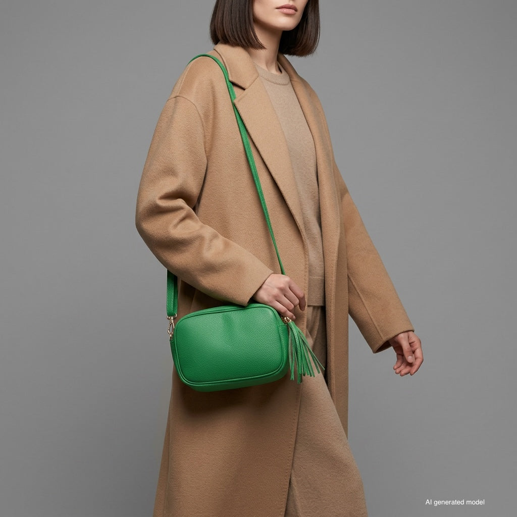 Parma Italian Leather Crossbody Bag