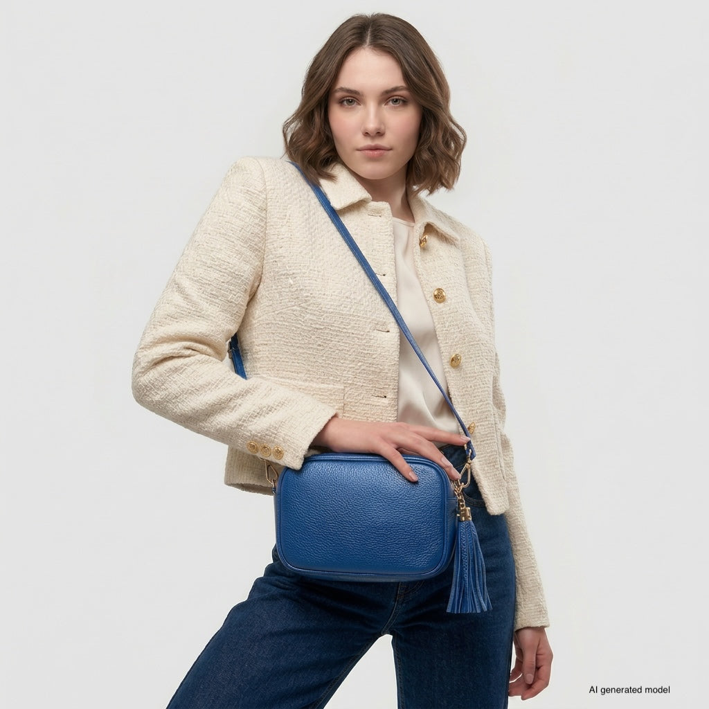 Parma Italian Leather Crossbody Bag