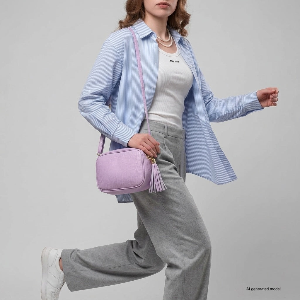 Parma Italian Leather Crossbody Bag