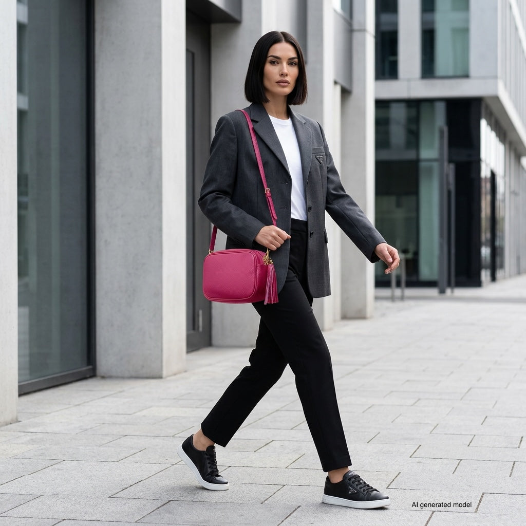 Parma Italian Leather Crossbody Bag