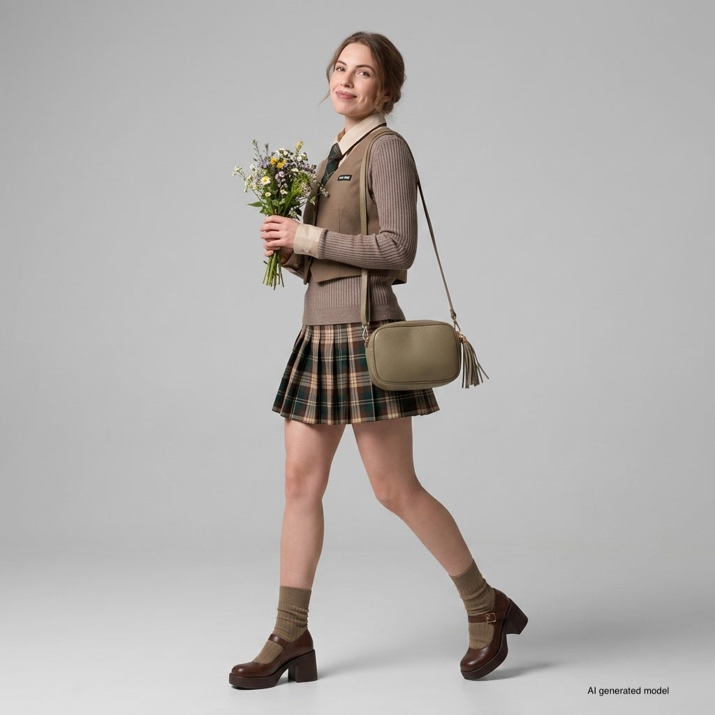 Parma Italian Leather Crossbody Bag