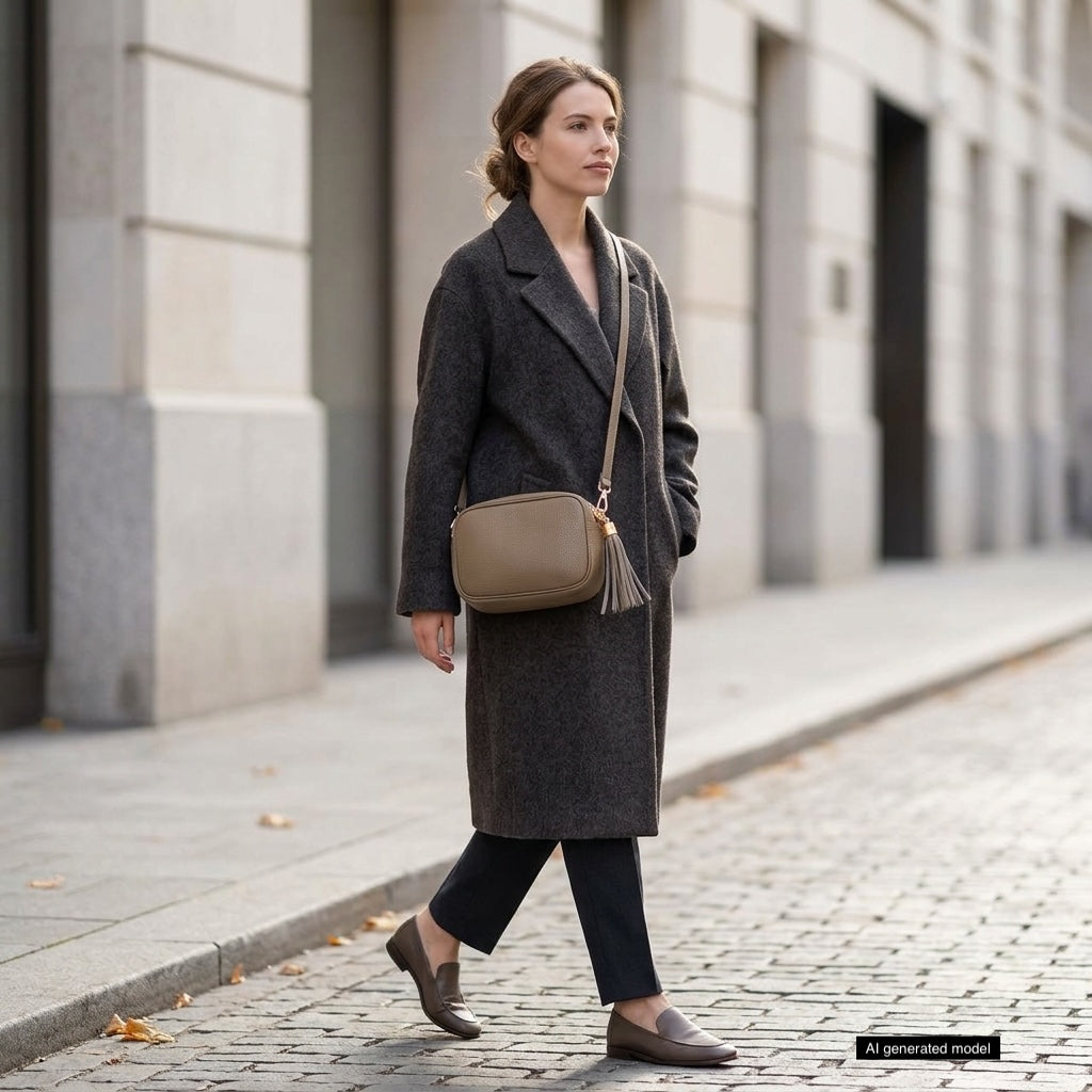 Parma Italian Leather Crossbody Bag