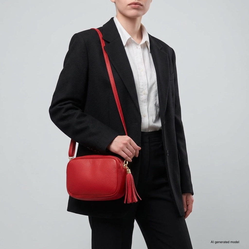 Parma Italian Leather Crossbody Bag