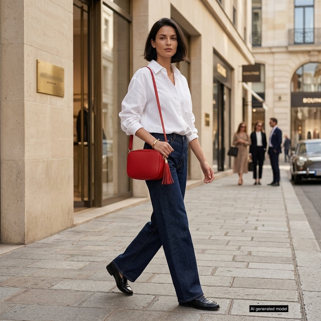 Parma Italian Leather Crossbody Bag
