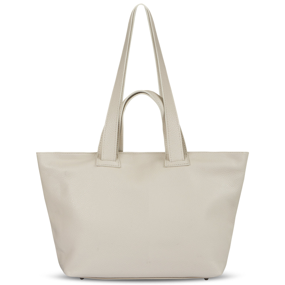 Torino Italian Leather Tote with Zip Top