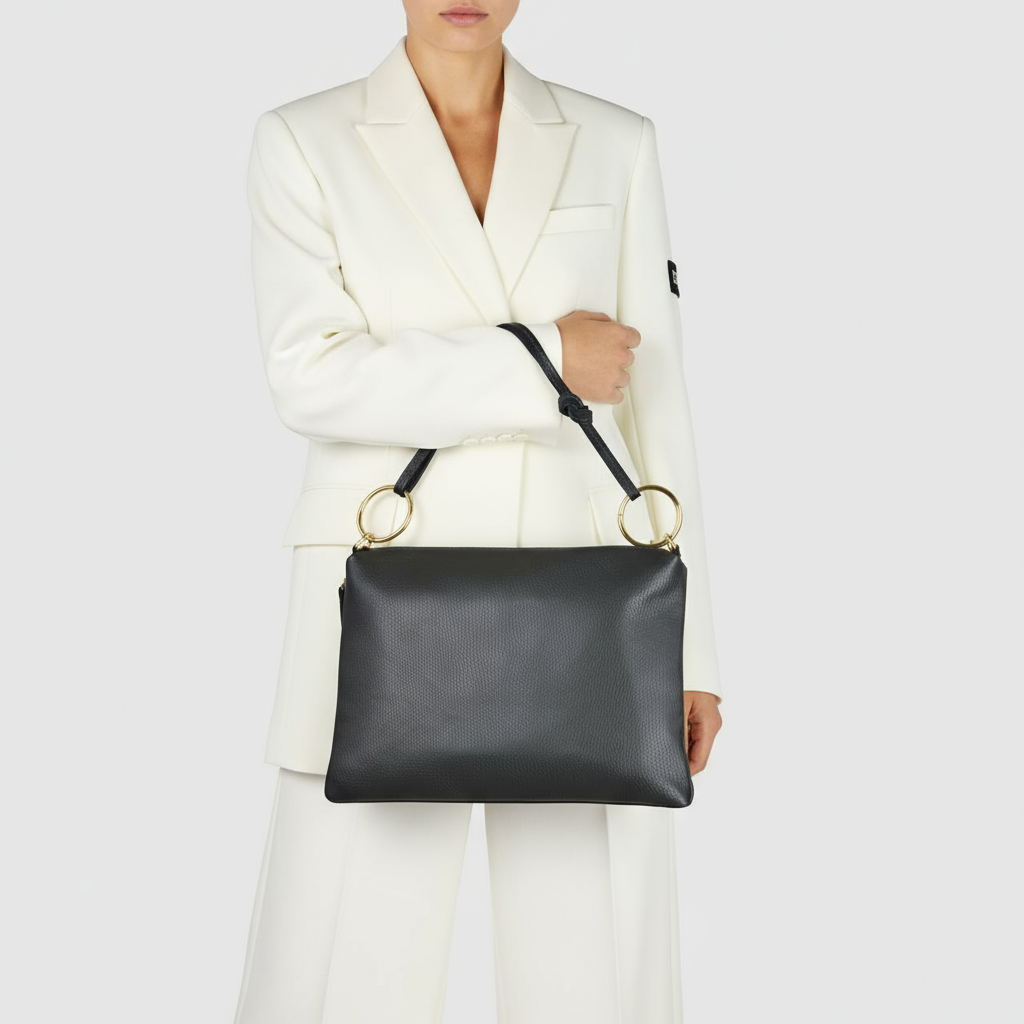 Livorno Italian Leather Shoulder Bag