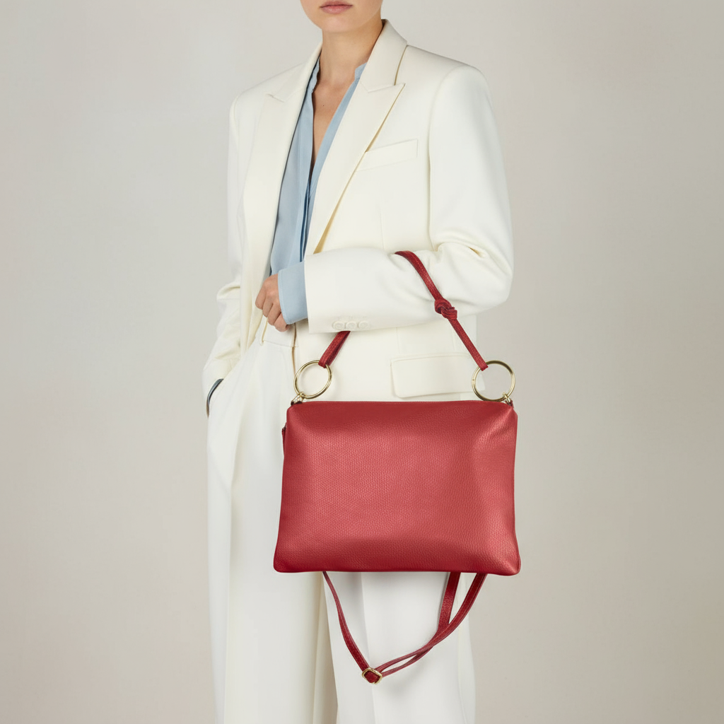 Livorno Italian Leather Shoulder Bag