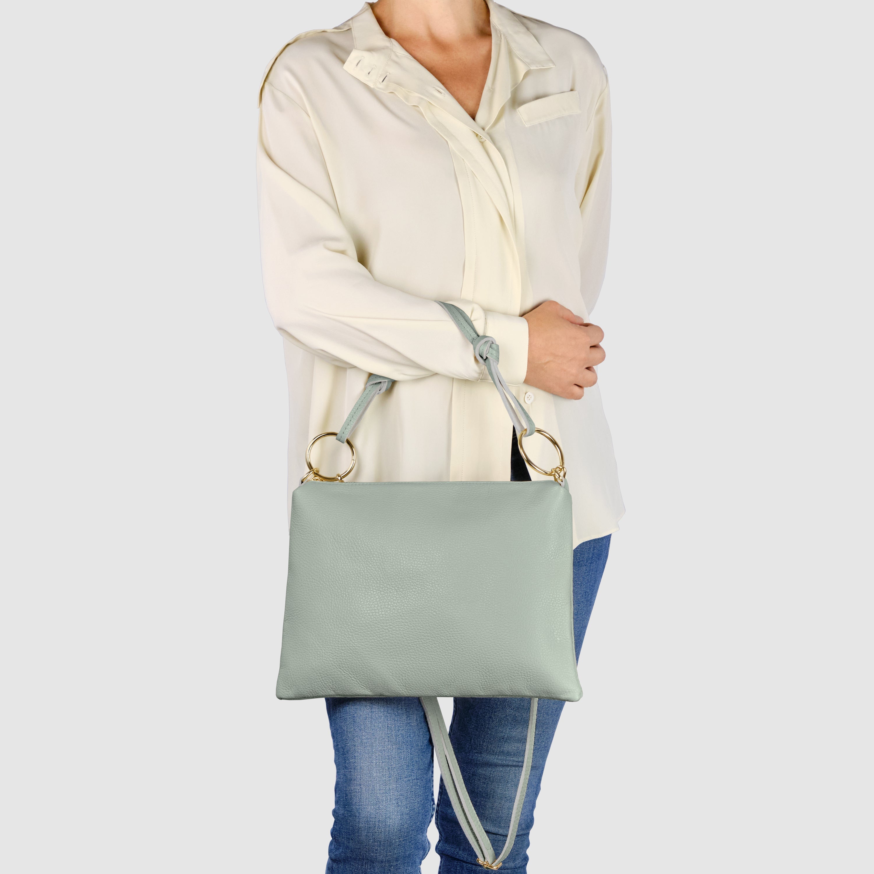 Livorno Italian Leather Shoulder Bag