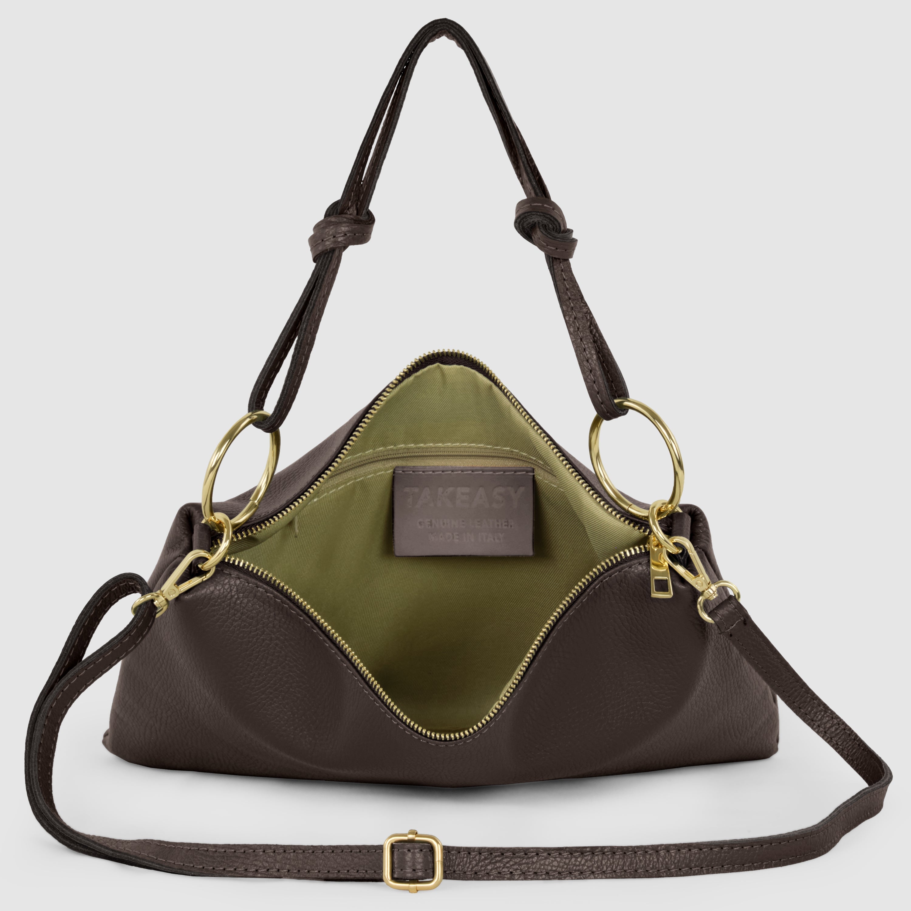 Livorno Italian Leather Shoulder Bag