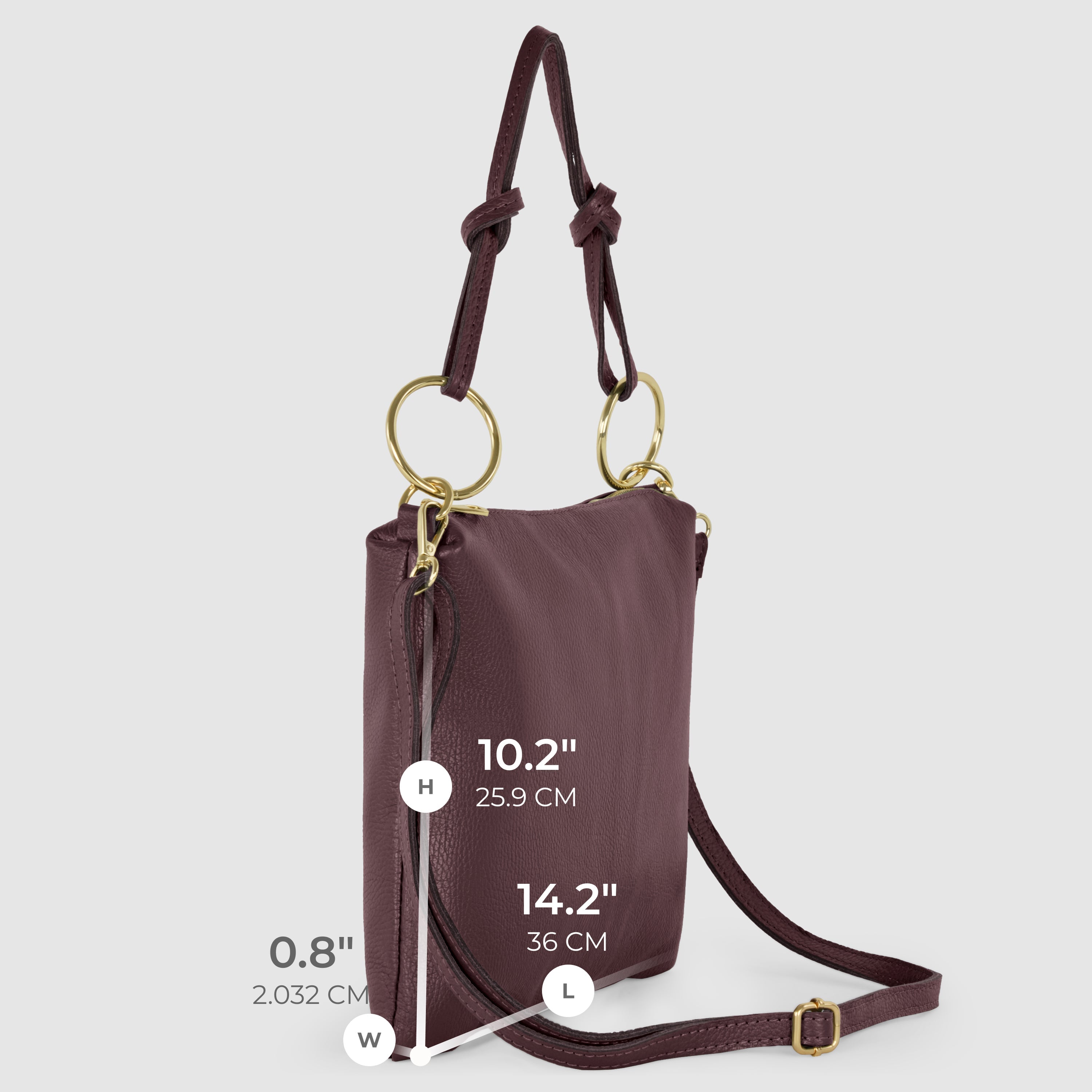 Livorno Italian Leather Shoulder Bag