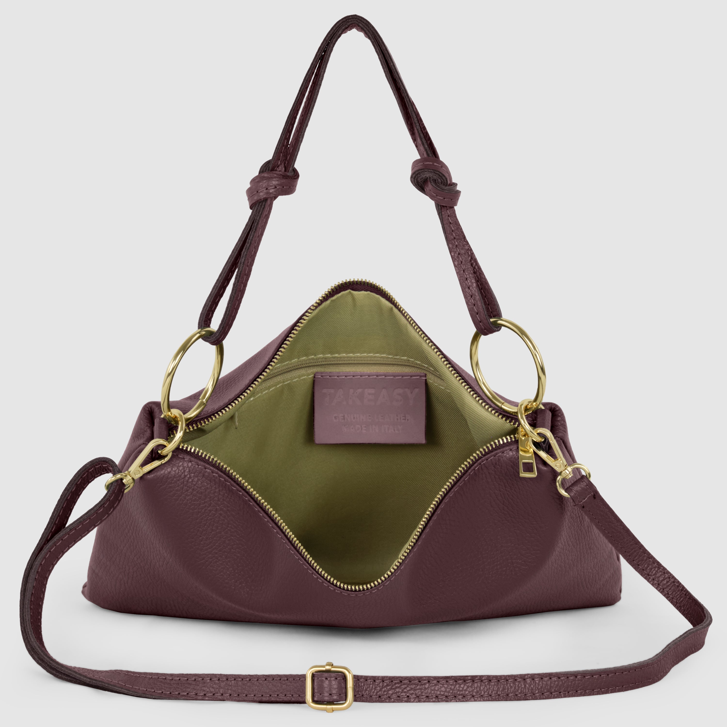 Livorno Italian Leather Shoulder Bag