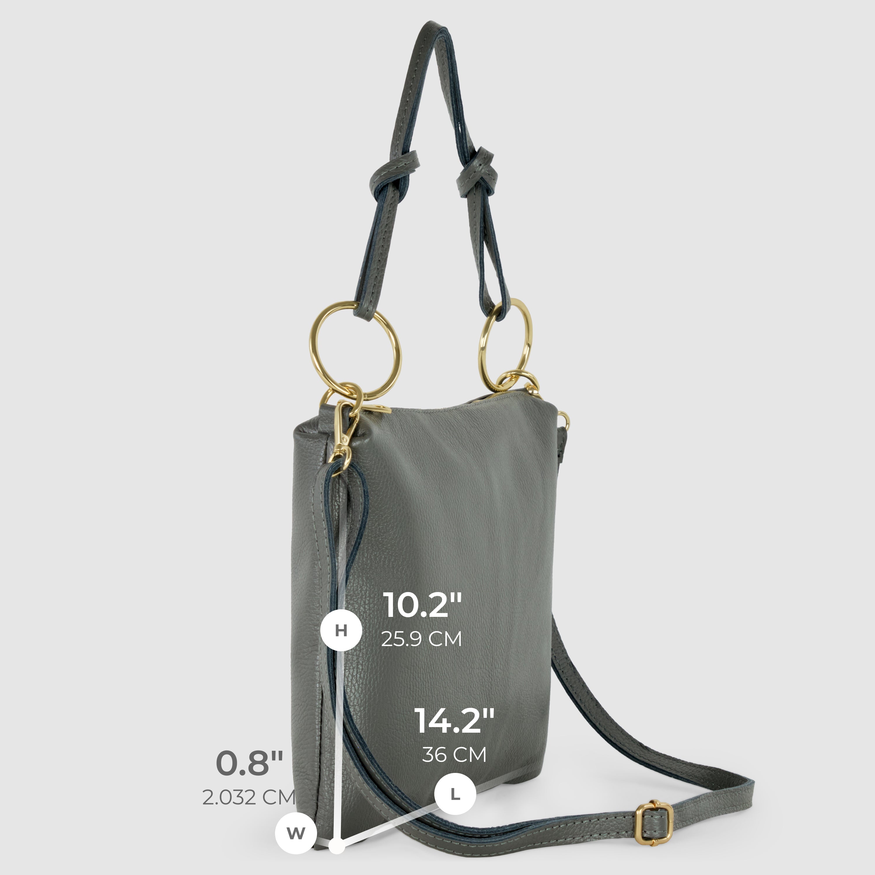 Livorno Italian Leather Shoulder Bag
