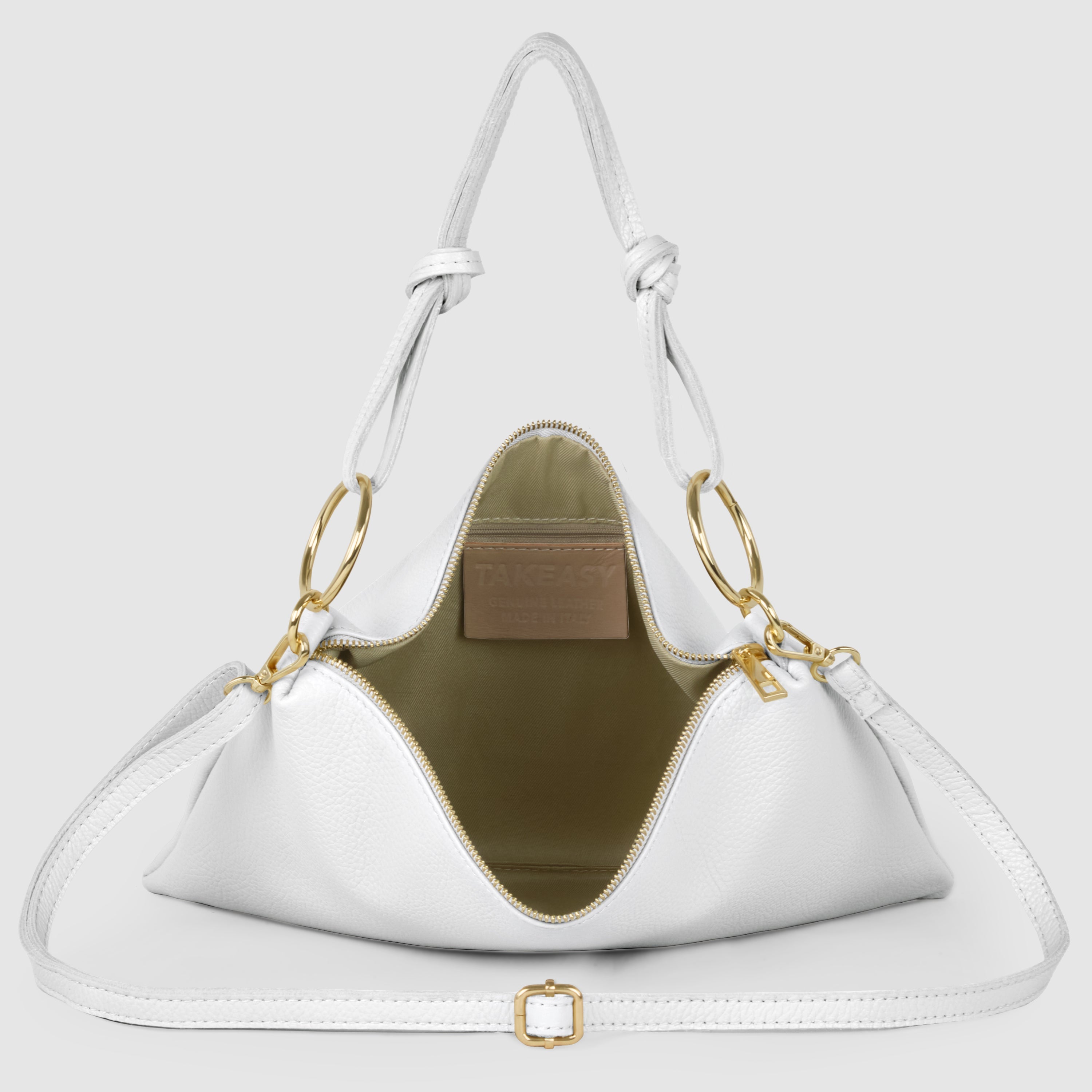 Livorno Italian Leather Shoulder Bag