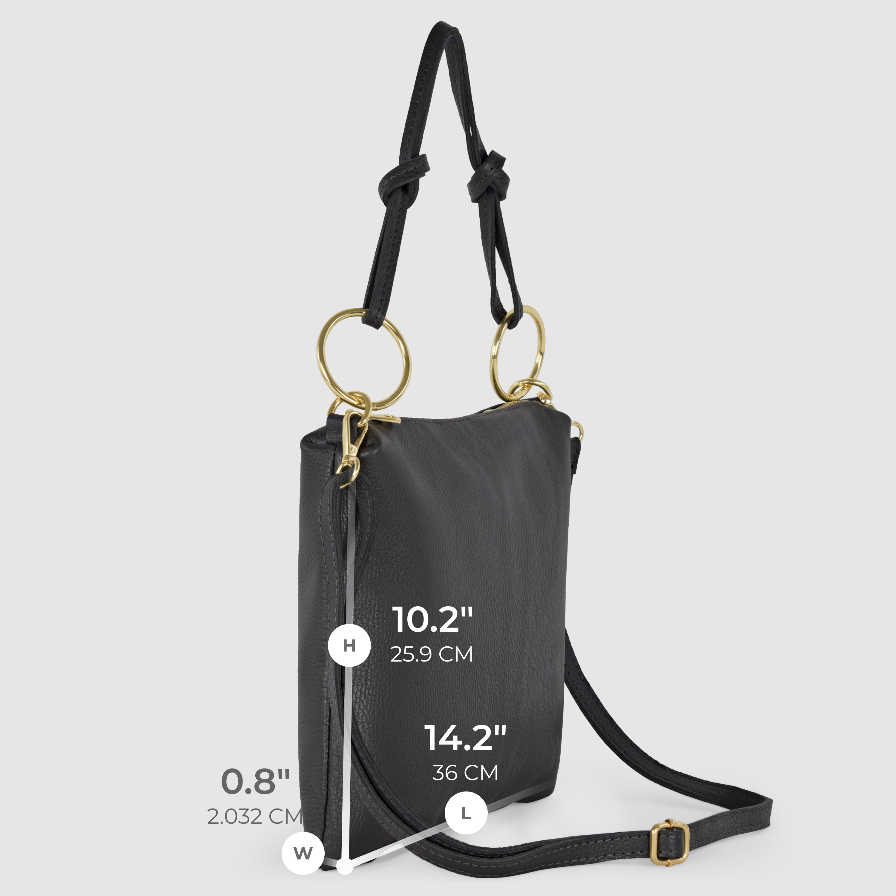 Livorno Italian Leather Shoulder Bag