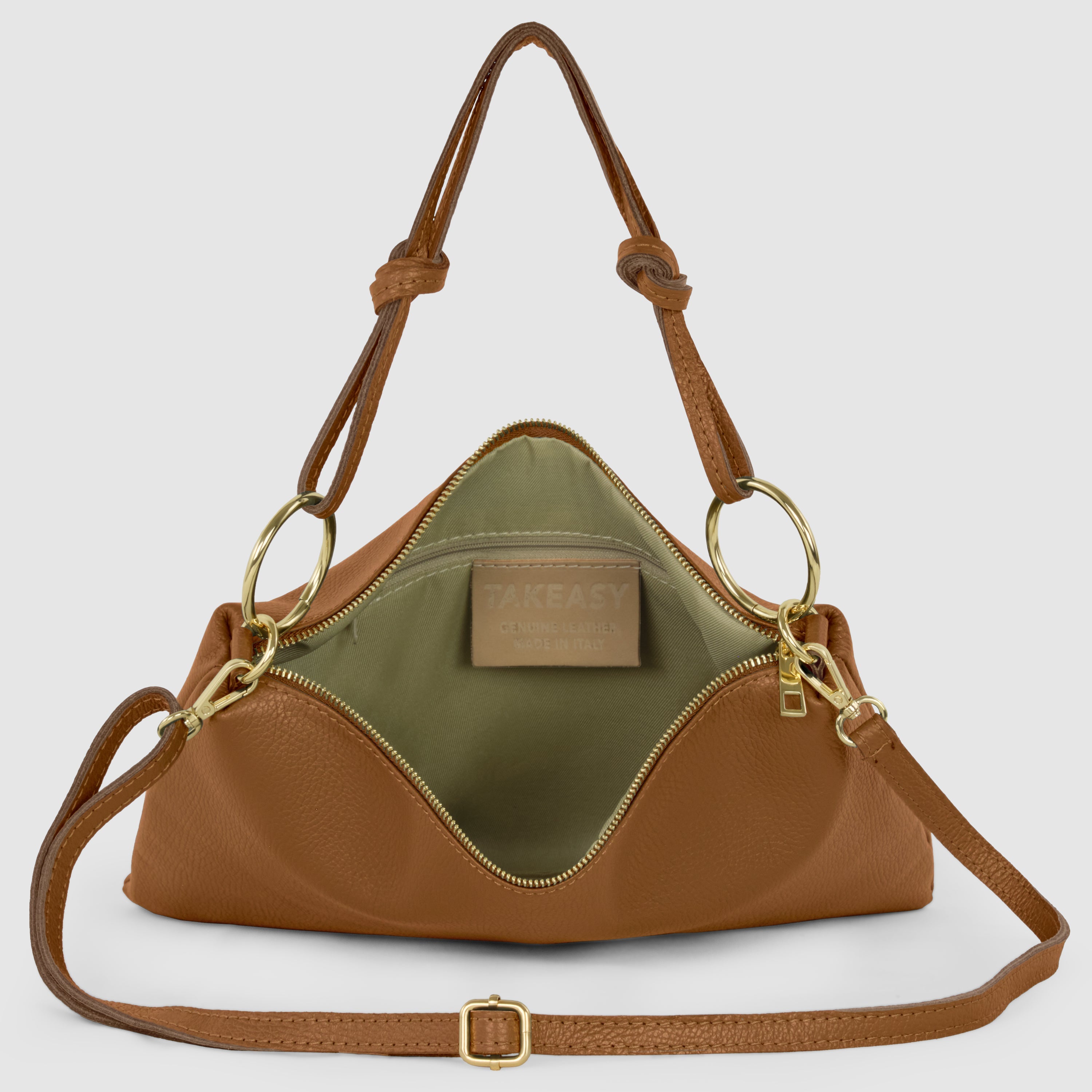Livorno Italian Leather Shoulder Bag